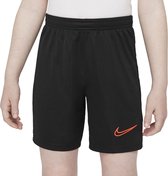 Nike Dri-FIT Academy 21 Sportbroek - Maat 164  - Unisex - zwart - rood