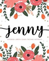 Jenny: Notebook - Libreta - Cahier - Taccuino - Notizbuch: 110 pages paginas seiten pagine