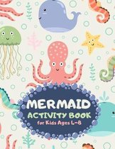 Mermaid Activity Book for Kids Ages 4-8