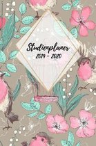 Studienplaner 2019-2020: Der minimalistische Studienplaner f r dein Studium mit Kontaktliste, Passw rter, To Do Liste, Kalender von Sep. 2019 - Okt. 2020, Softcover, Motiv