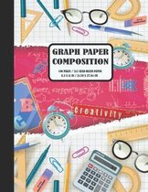 Graph Paper Composition: Quad Ruled 5 squares per inch