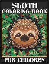 Sloth Coloring Book for Children