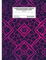 Large Hexagonal Graph Composition Book