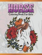 Horse Coloring Book For Girls: Cute Animals