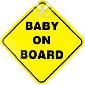 Bellamo®|Baby veiligheid|Baby on board met zuignap | Baby on board plaatje