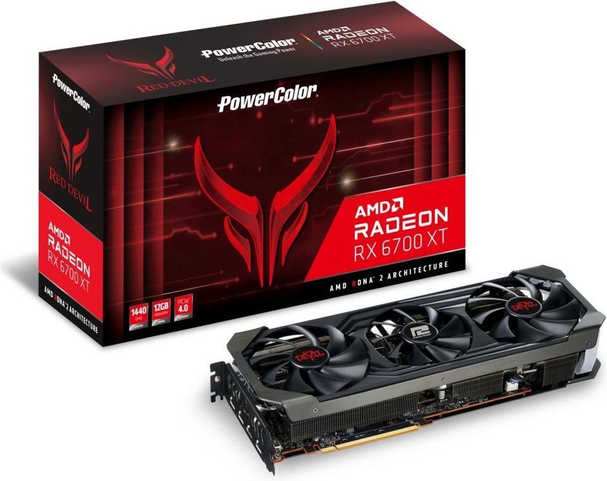 Powercolor Red Devil Radeon Rx 6700Xt Amd Radeon Rx 6700 Xt 12 Gb Gddr6 videokaart - afbeelding 6