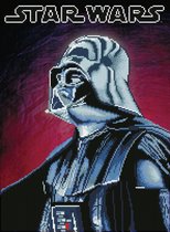 Diamond Painting Volwassenen - Ronde Steentjes - Volledig Pakket - Hobby - Diamond Dotz® - CD730100110 - Darth vader 42 x 57cm