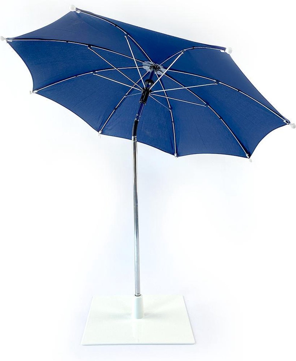 Tafelparasol mini 50cm blauw | bol.com