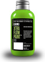 GROG Xtra Flow Paint - navul verf - 100ml - voor squeezers en dabbers - graffiti - Laser green