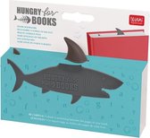 Hungry for Books  Shark Boekenlegger Bookmark Grijs