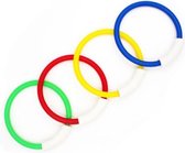 Water speelgoed - Zwembad - Zwemmen - Zomer - Opduiken - Duiken - Onderwater - Ringen - Circkels - 4 kleuren - Rood - Blauw - Geel - Groen - 20cm
