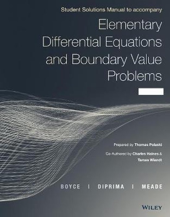 Elementary Differential Equations and Boundary Value Problem ... - cover