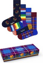 Bol.com Happy Socks - Navy socks gift set - Unisex - Maat: 36 - 40 aanbieding