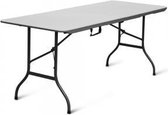 Prohobtools Vouwtafel camping/picknick wit 180 x 70 x 74 cm