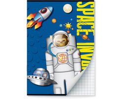 Emoji - Space Monkey schriften Ruit 10 mm A4 - 4 stuks