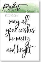 Christmas Wishes Clear Stamps (C-106)