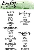 Weathering The Storm Together Clear Stamps (S-128)