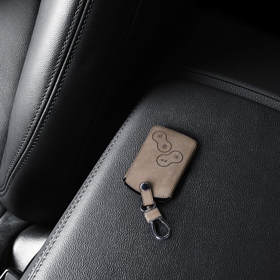 Etui clé de voiture kwmobile pour carte-clé de voiture Renault 4 boutons  (Keyless Go)