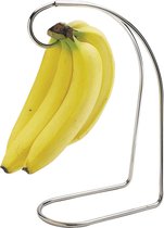 KitchenCraft Bananenhouder - Bananen 32,99 x 17,81 x 7,9 Centimeter Chroom
