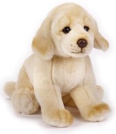 National Geographic Knuffelhond Junior 33 X 26 Cm Pluche Beige