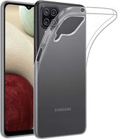 Flexibele achterkant Silicone hoesje transparant Geschikt voor: Samsung Galaxy M12