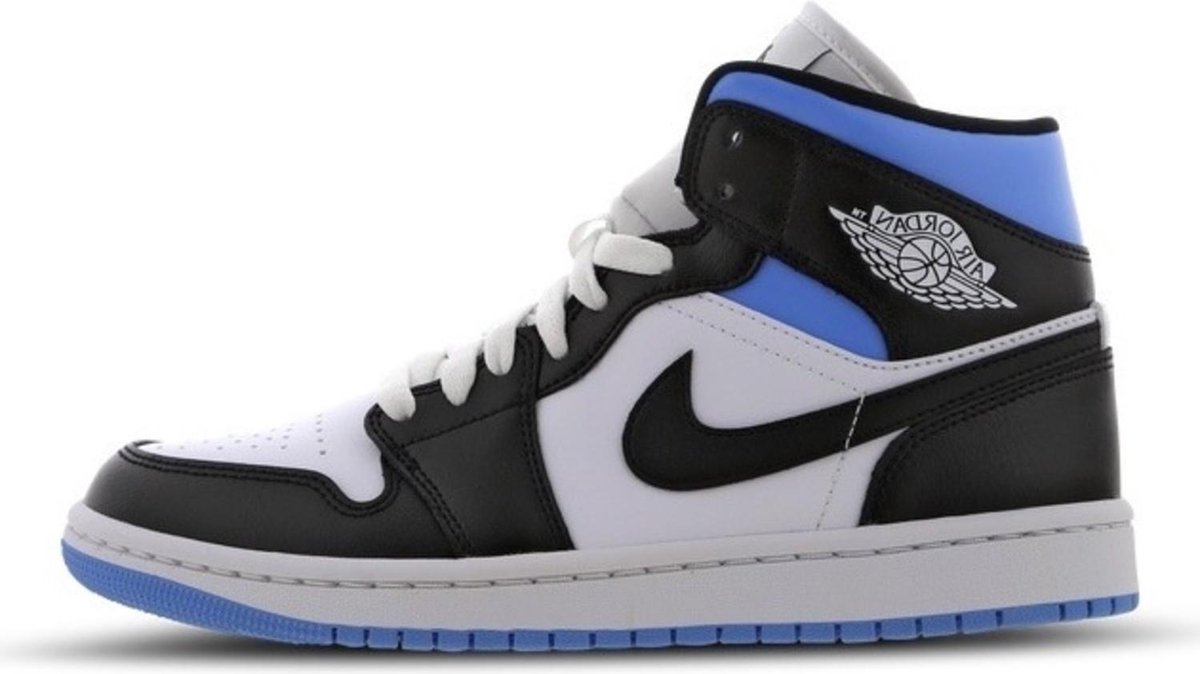 Nike Air Jordan 1 Mid White/Black-University Blue
