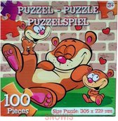 Puzzel knuffelbeertjes 100 stukjes