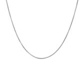 YO&NO - Ketting - Zilver - Venetiaans bol -  0,8 mm -  45 cm - Gerhodineerd - Zilver 925