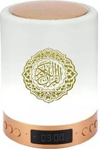 DrPhone QC2 - Koran Speaker - Bluetooth - Verstelbare LED licht - Luidspreker met recitaties - Vertaling van de Koran in vele talen