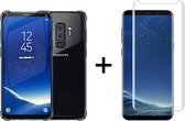 Samsung Galaxy S9 Plus hoesje shock proof case transparant - 1x Samsung Galaxy S9 Plus Screenprotector UV