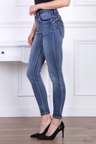Broek Toxik3 hoge taille push-up jeans 01