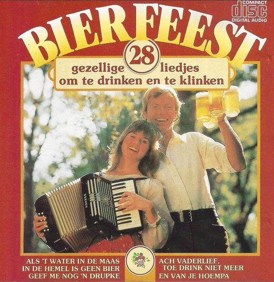 Bierfeest 28 Gezellige Liedjes Om Te Drinken En Te Klinken, Various CD (album) bol
