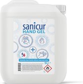 Handgel Sanicur Alcohol desinfectie 5liter (417335)(417355)