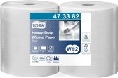 Tork Heavy-Duty Poetspapier Wit W1/2, multifunctioneel, 2 x 350 vellen (473382)