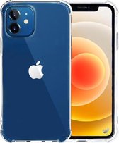 Qatrixx Hoesje Shock Proof Case - Siliconen - Hoesje Cover - Transparant - Apple iPhone 12/12 Pro