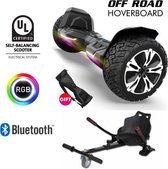 Gyroor | G2 | Hoverboard met Hoverkart |8.5 Inch Wielen | Oxboard | Elektrische Step Alternatief | Zwart