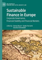 EBI Studies in Banking and Capital Markets Law - Sustainable Finance in Europe
