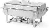 Hendi Chafing Dish Set - Buffetwarmer Economic - 9 Liter - Warmhoudschaal - 60x35,8x(H)29,5cm - Set van 2