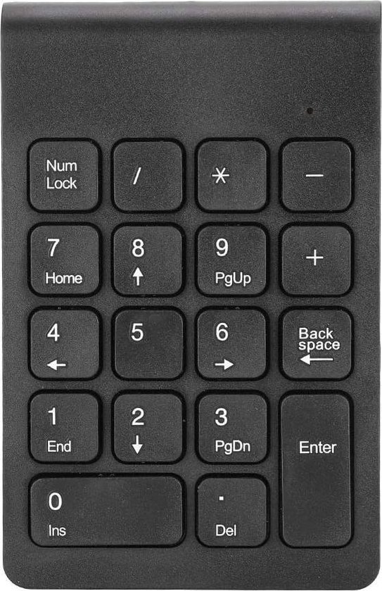 Bourgondië Celsius Per ongeluk USB Numeriek Keyboard 2.4G Mini Toetsenbord Draadloos Cijfertoetsenbord  Ergonomisch PC... | bol.com