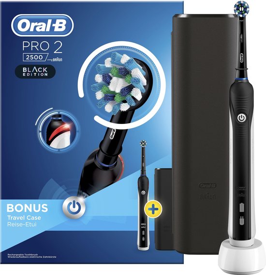 Oral-B Pro 2 2500 - Zwart - Elektrische Tandenborstel