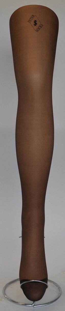 Panty - Maillot 15 DEN - MONA - 6 STUKS - Prachtige dunne lycra panty - zit perfect - maat XXL + tussenstuk - kleur: Cappuccino
