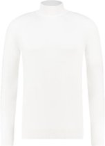 Pure White Essential Knit Mockneck