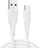 Witte Usb-C naar Usb-A Kabel - 0.25 Meter - Kuulaa