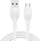 Witte Micro-usb naar Usb-A Kabel - 0.25 Meter - Kuulaa