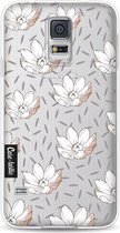 Casetastic Samsung Galaxy S5 / Galaxy S5 Plus / Galaxy S5 Neo Hoesje - Softcover Hoesje met Design - Sprinkle Flowers Print