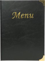 Securit Menukaart Basic A4 - Zwart - 1 stuk