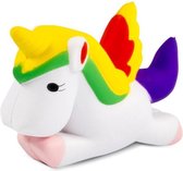 I-total Antistress Unicorn 8 X 6 Cm Silicone Wit