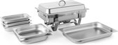 Hendi Chafing Dish Fiora GN 1/1 - 9 Liter - Incl. 6 GN Bakken - 58,5x38,5x(H)31,5cm