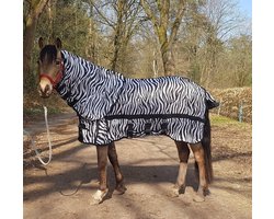 Profi Rider vliegendeken zebra met afneembare hals - 185