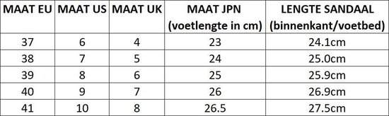 Voetlengte maat 38 sale
